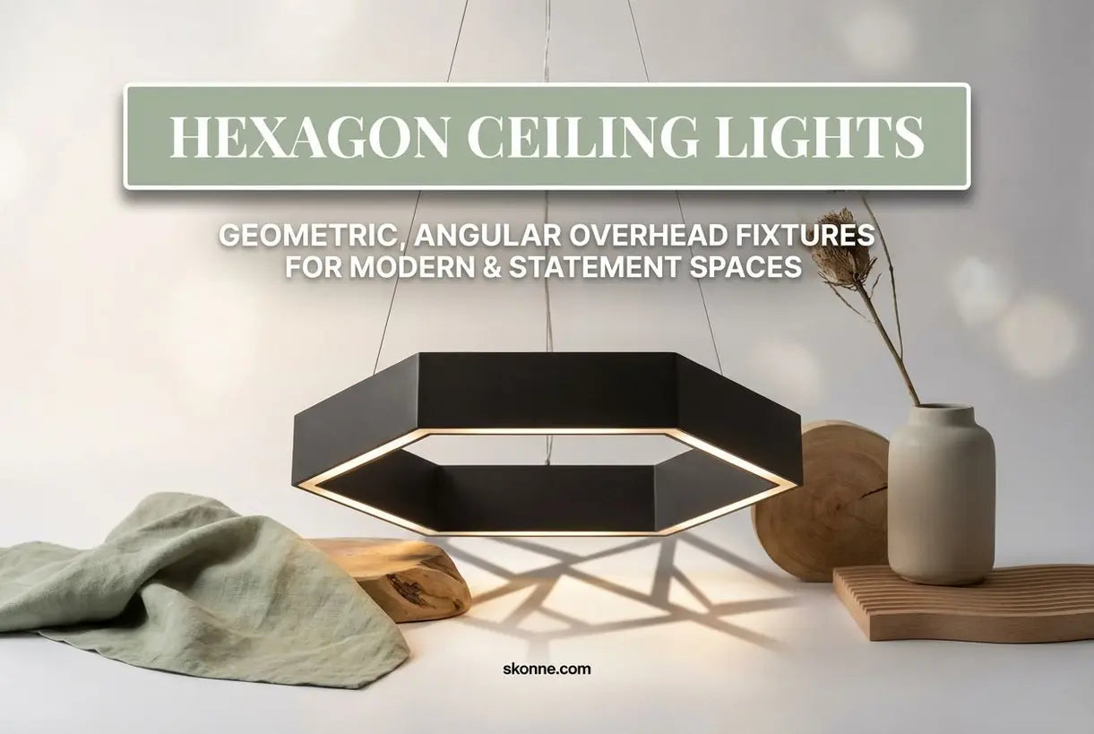hexagon-ceiling-light