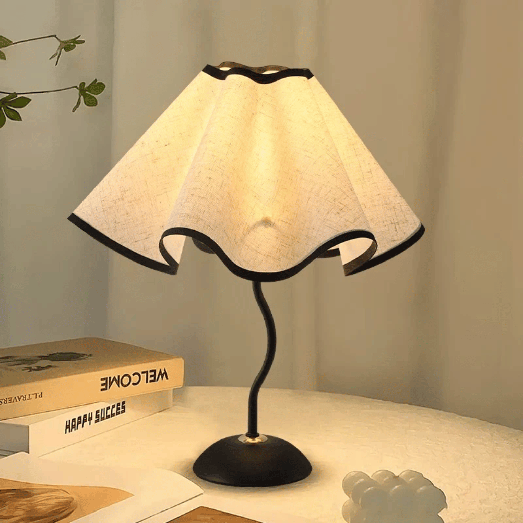 Handcrafted Nordic Petal Table Lamp 3 Light Tones, Lamps, Blomly LED