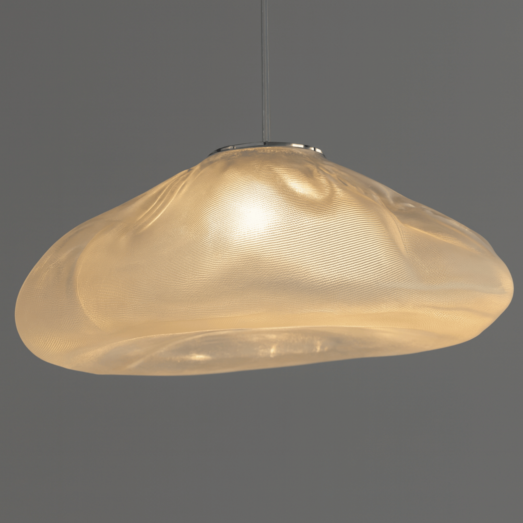 Nordic Cloud Glass Pendant Light for Modern Homes, Ceiling Fixtures, Driva Sculptural