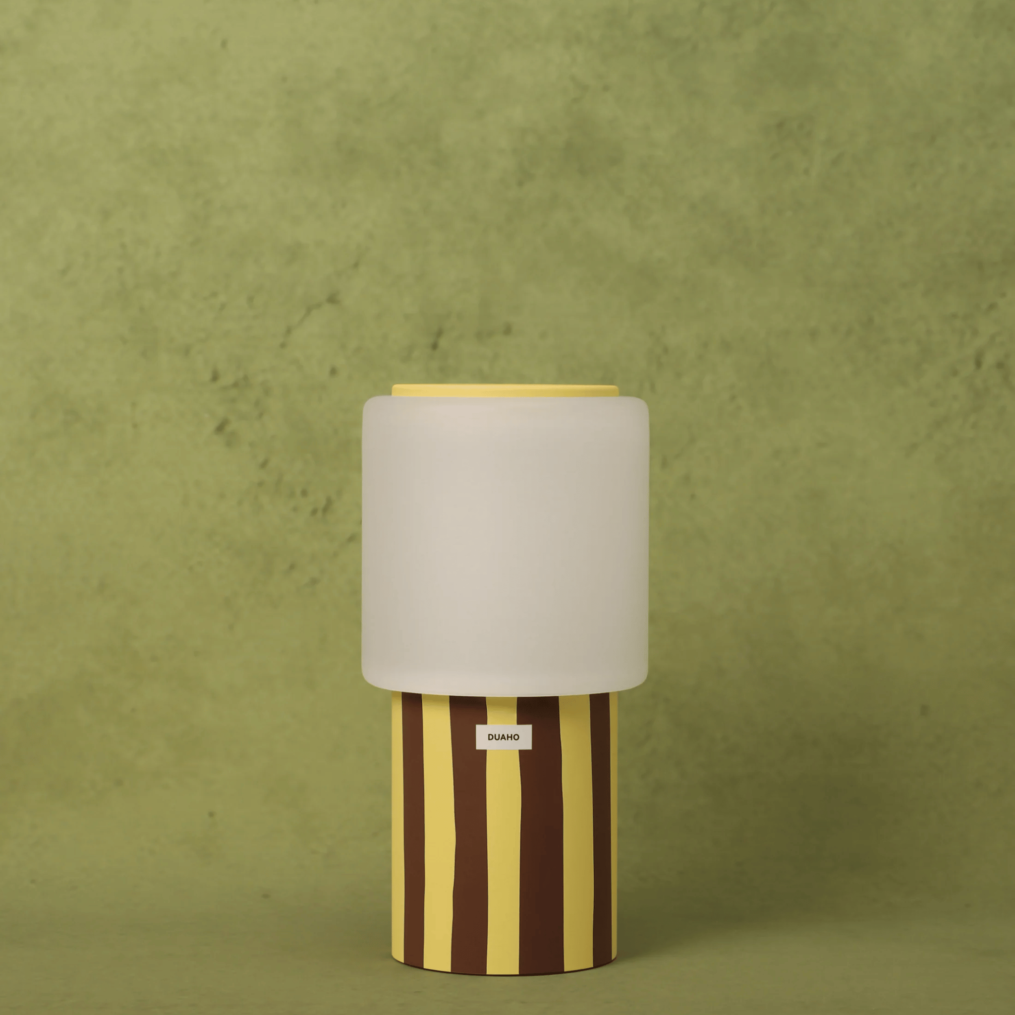 Cordless Ambient Arc Table Lamp — Nordic Touch Dim, Yellow, Lamps, Eirlys