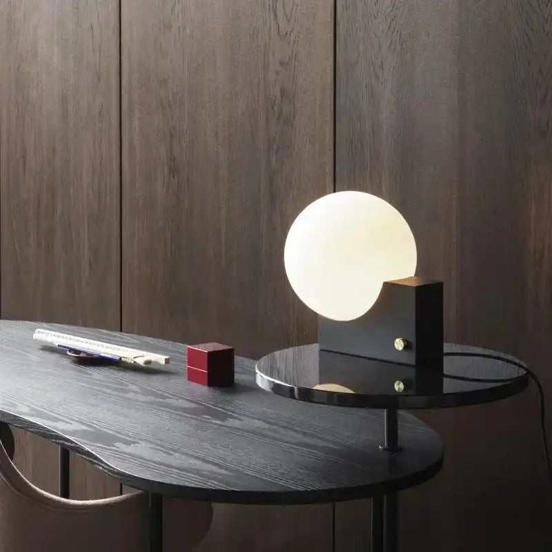 Frosta Frosted Glass Dimmable LED Desk Lamp Nordic, Lamps
