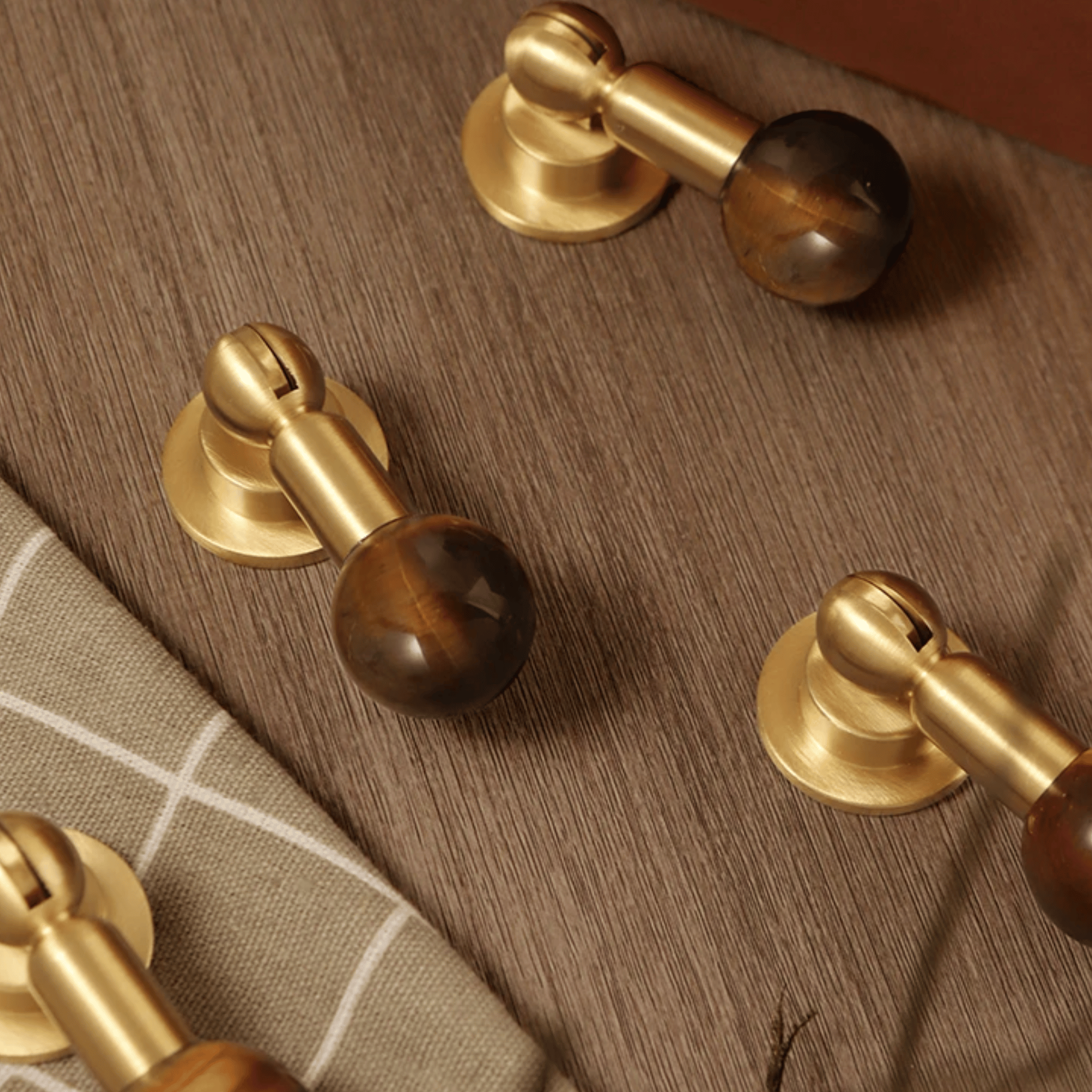 Crystal Cabinet Knob in Brass Decorative Hardware, Knobs & Handles, Glinta Decor
