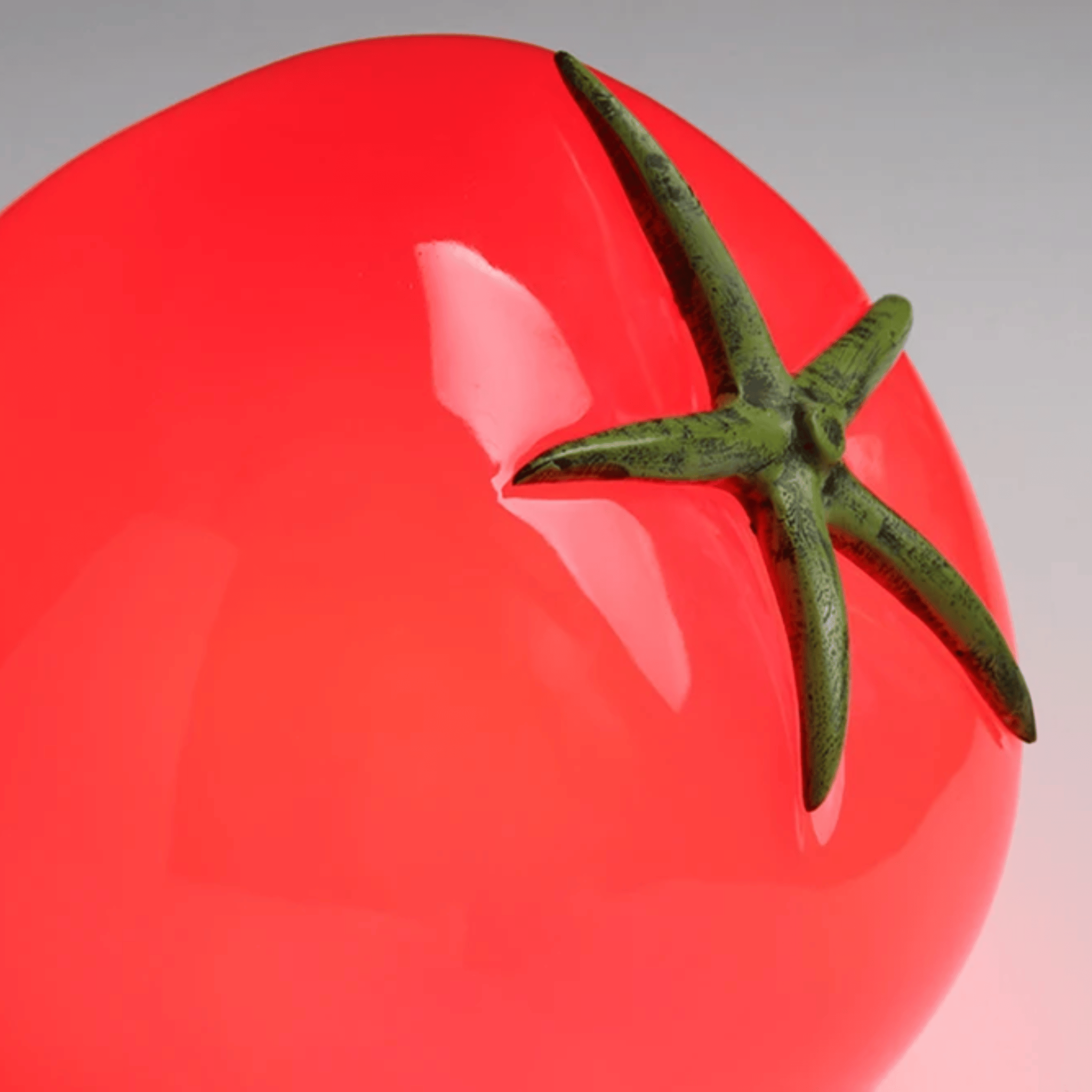 Gloda Red Resin Tomato Table Lamp Statement Decor, Lamps, Sculptural