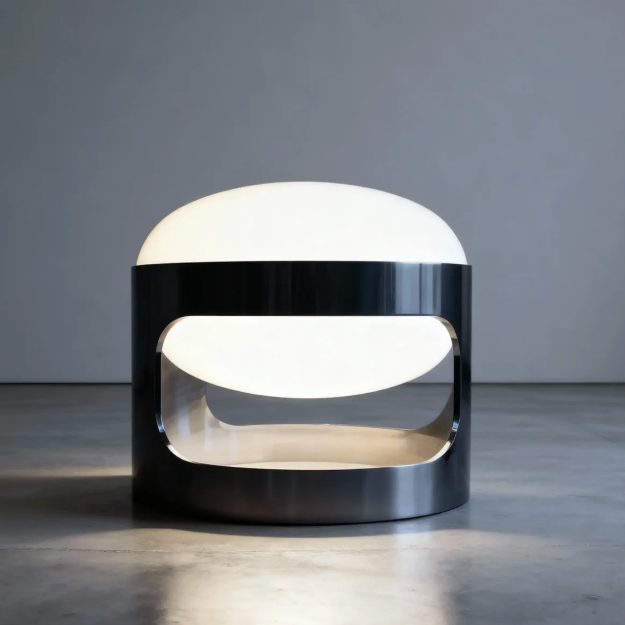 Gloda Glass Table Lamp Minimalist Nordic Home Decor, Lamps, Sculptural Glow