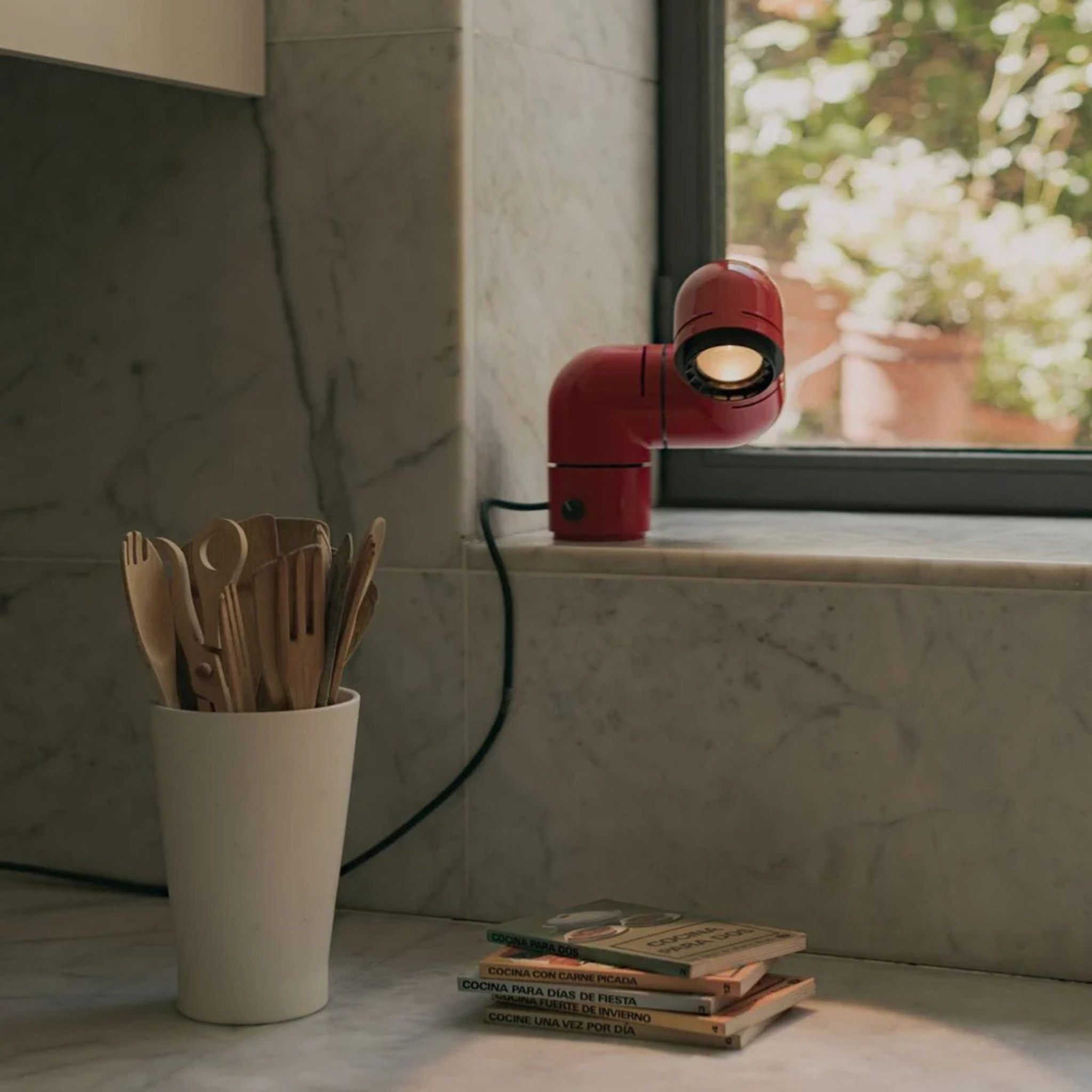 Glödra Art Deco Table Lamp — Nordic Ambient Light, Lamps, with Dual Lighting
