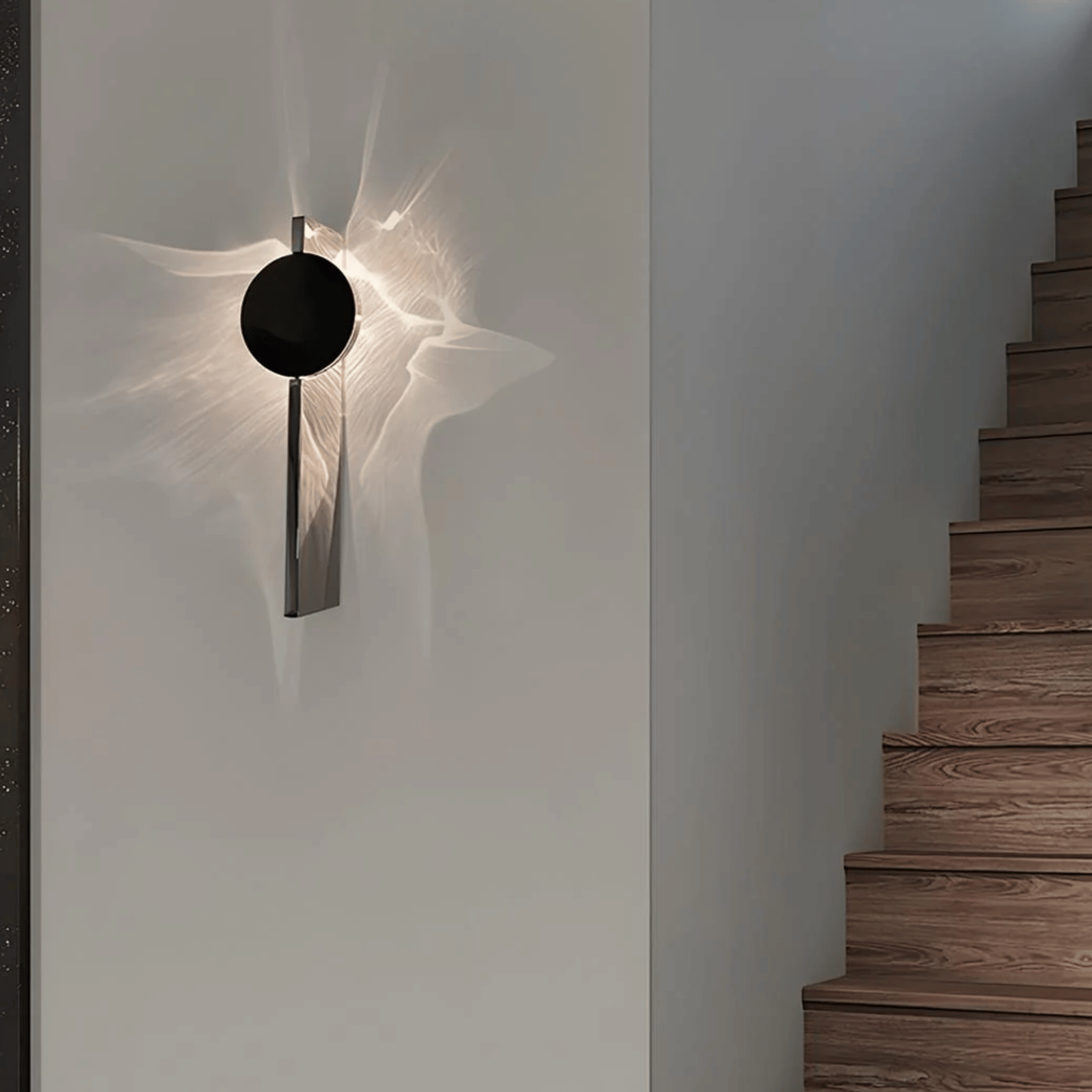 Glödra Modern Stainless Steel LED Wall Sconce Light, Fixtures, Brushed