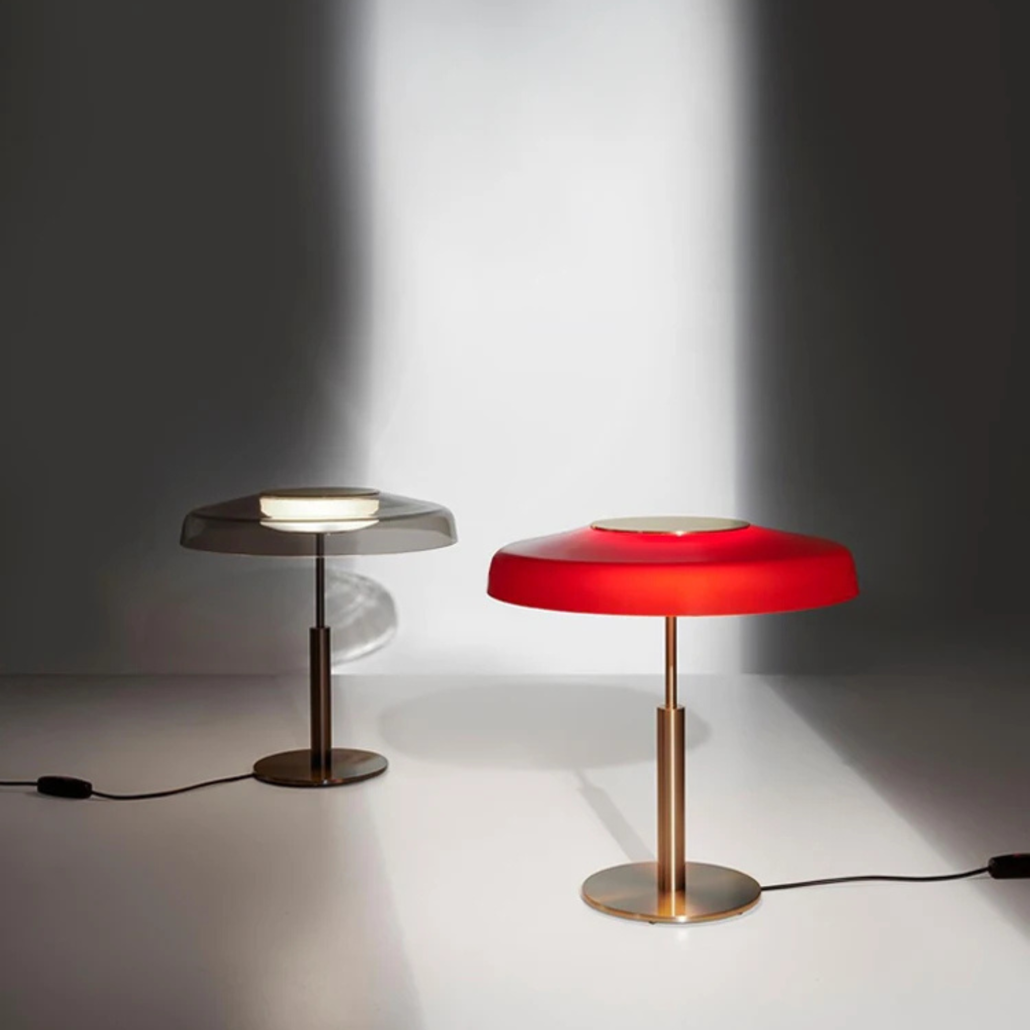 Glödra Decorative Glass Table Lamp with LED Light, Lamps, Modern Touch Control