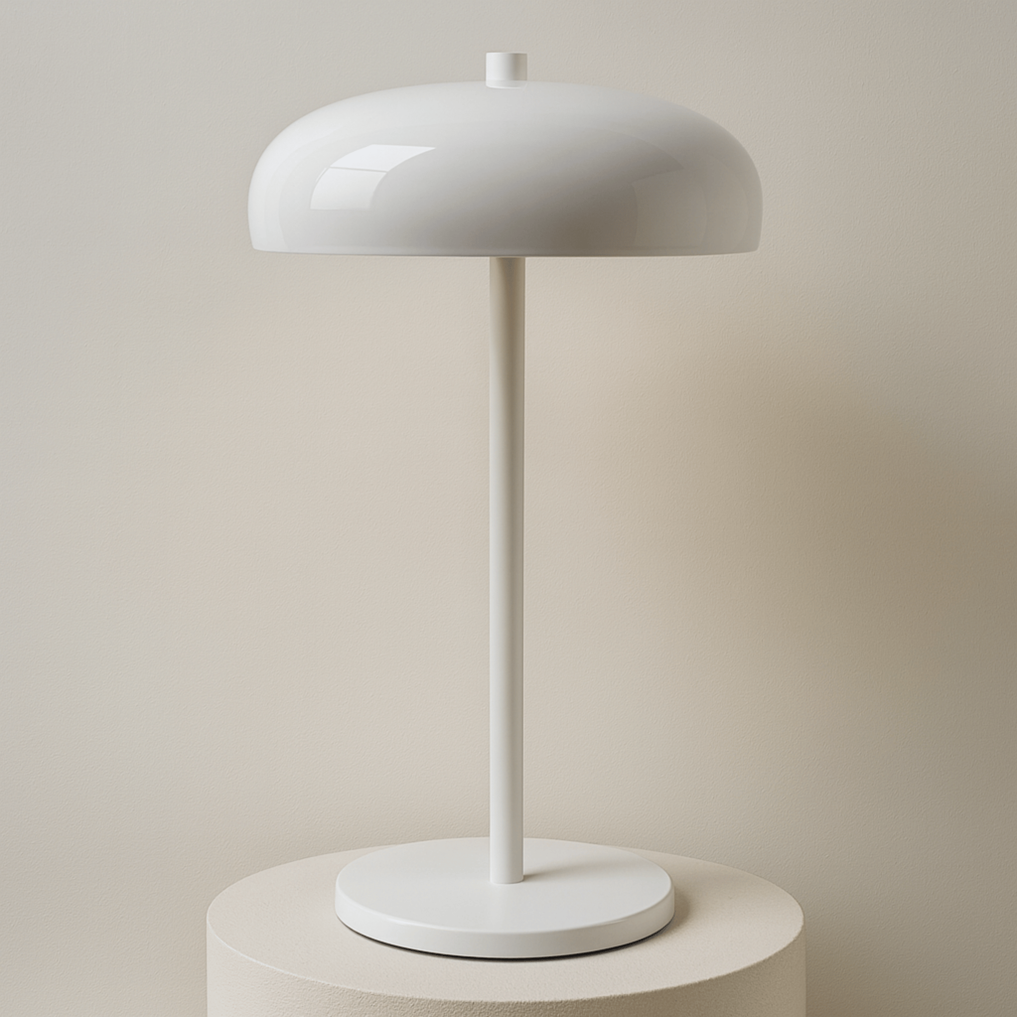 White, Table Lamps, Kvella Rechargeable Dimmable Iron Touch Lamp