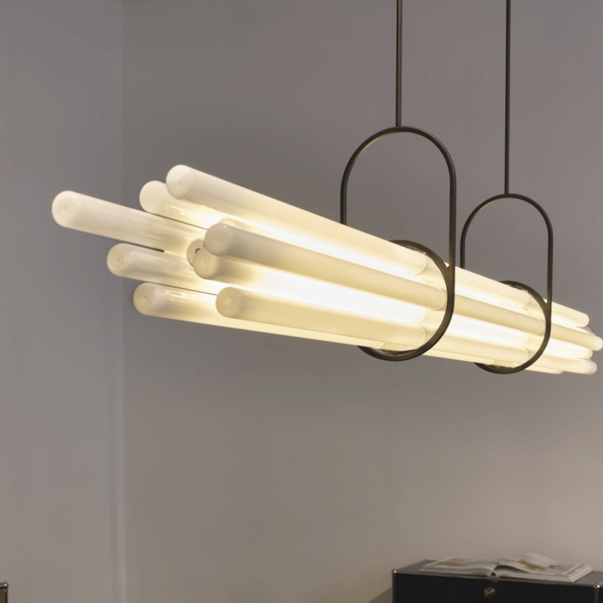 Linne Linear Pendant Light — Nordic Aluminum LED, Ceiling Fixtures, Modern