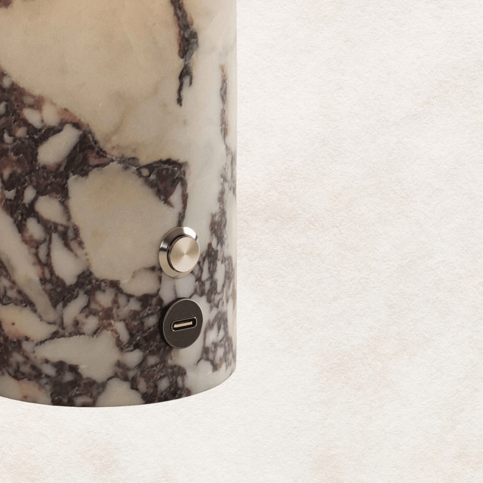 Marvei Marble Table Lamp — Art Deco Touch Control, Lamps,