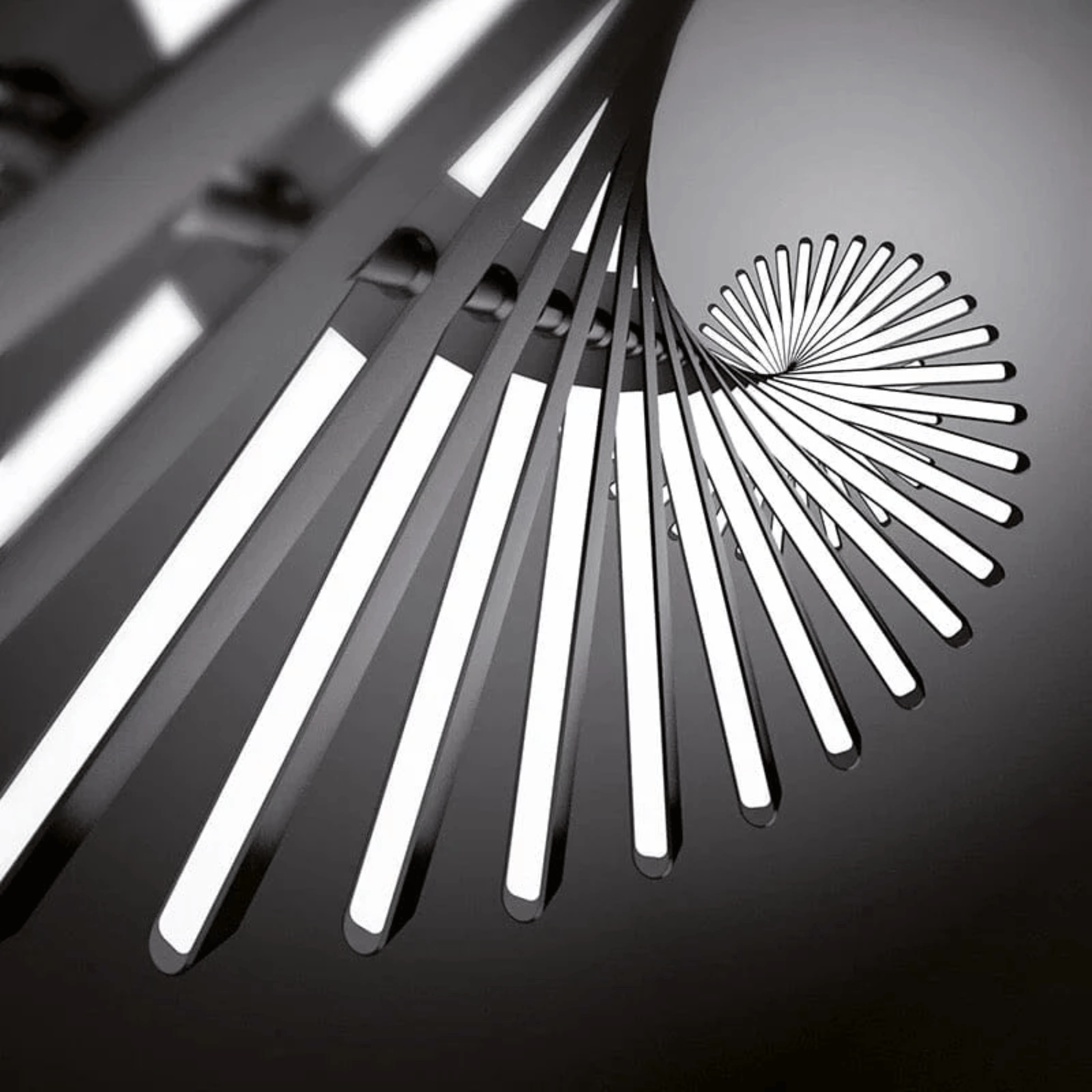 Black Dimmable LED Chandelier | Modern Ceiling Light, Chandeliers, Nattbue