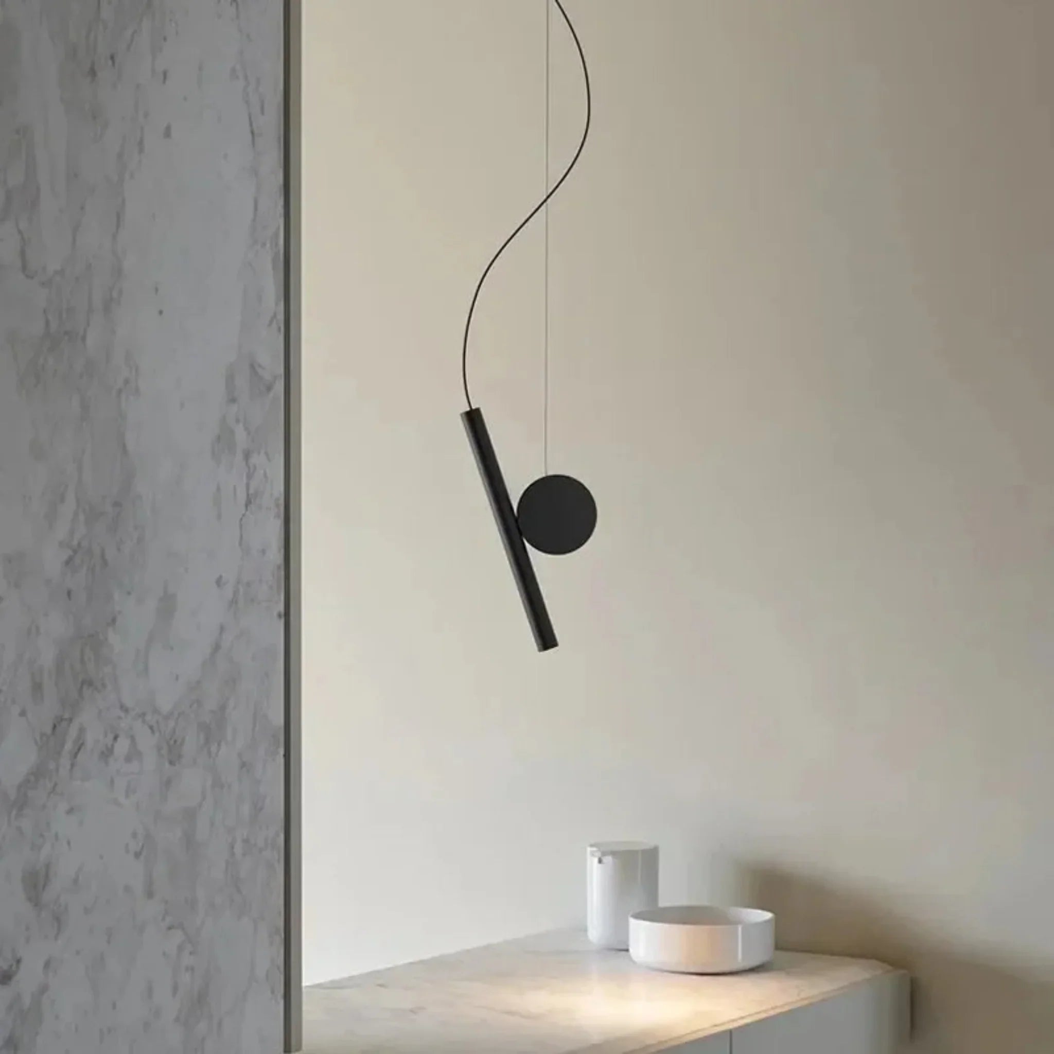 Rikta Adjustable LED Pendant Light for Modern Homes, Ceiling Fixtures, Minimalist