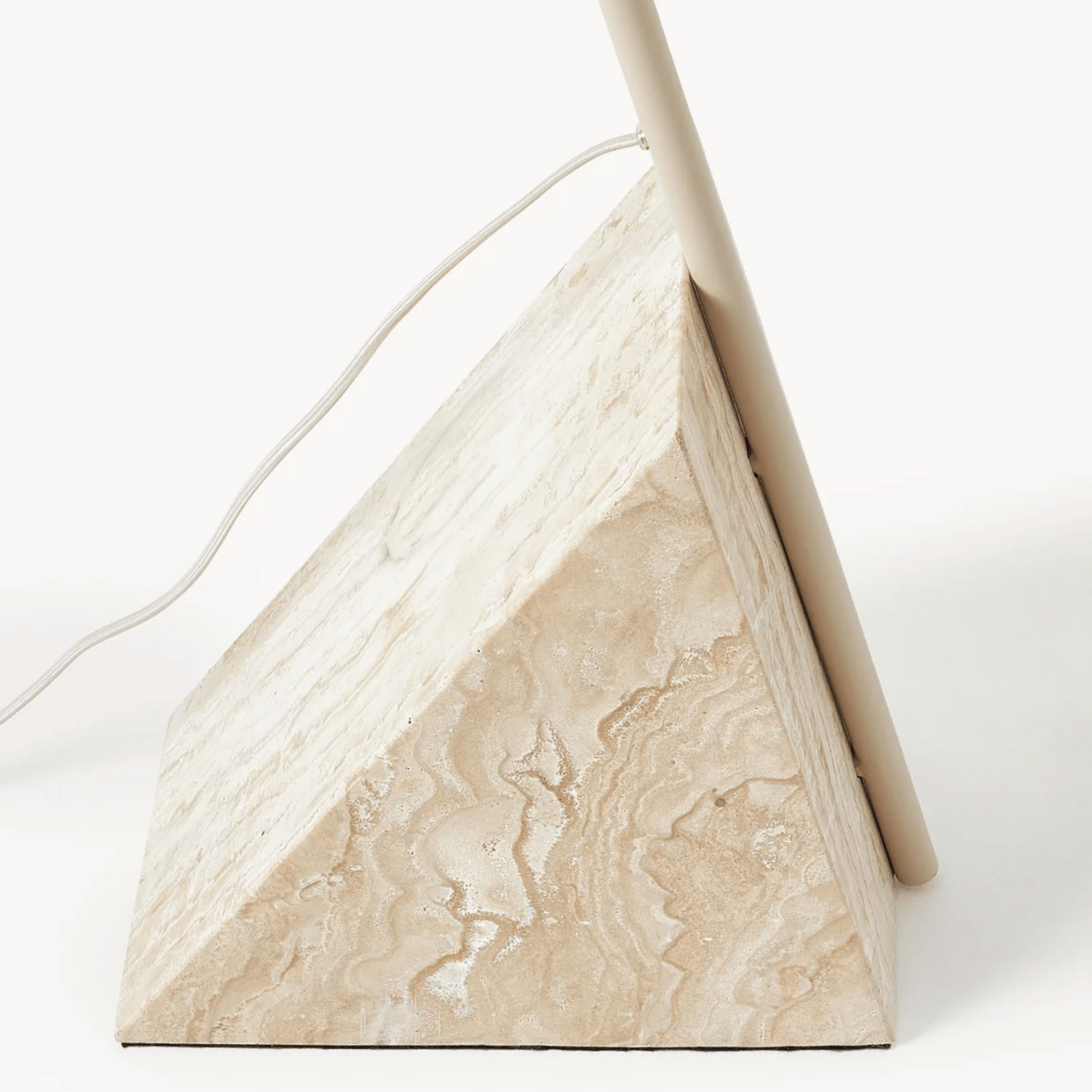 Solvei LED Arc Floor Lamp with Natural Stone Base, Lamps, Modern