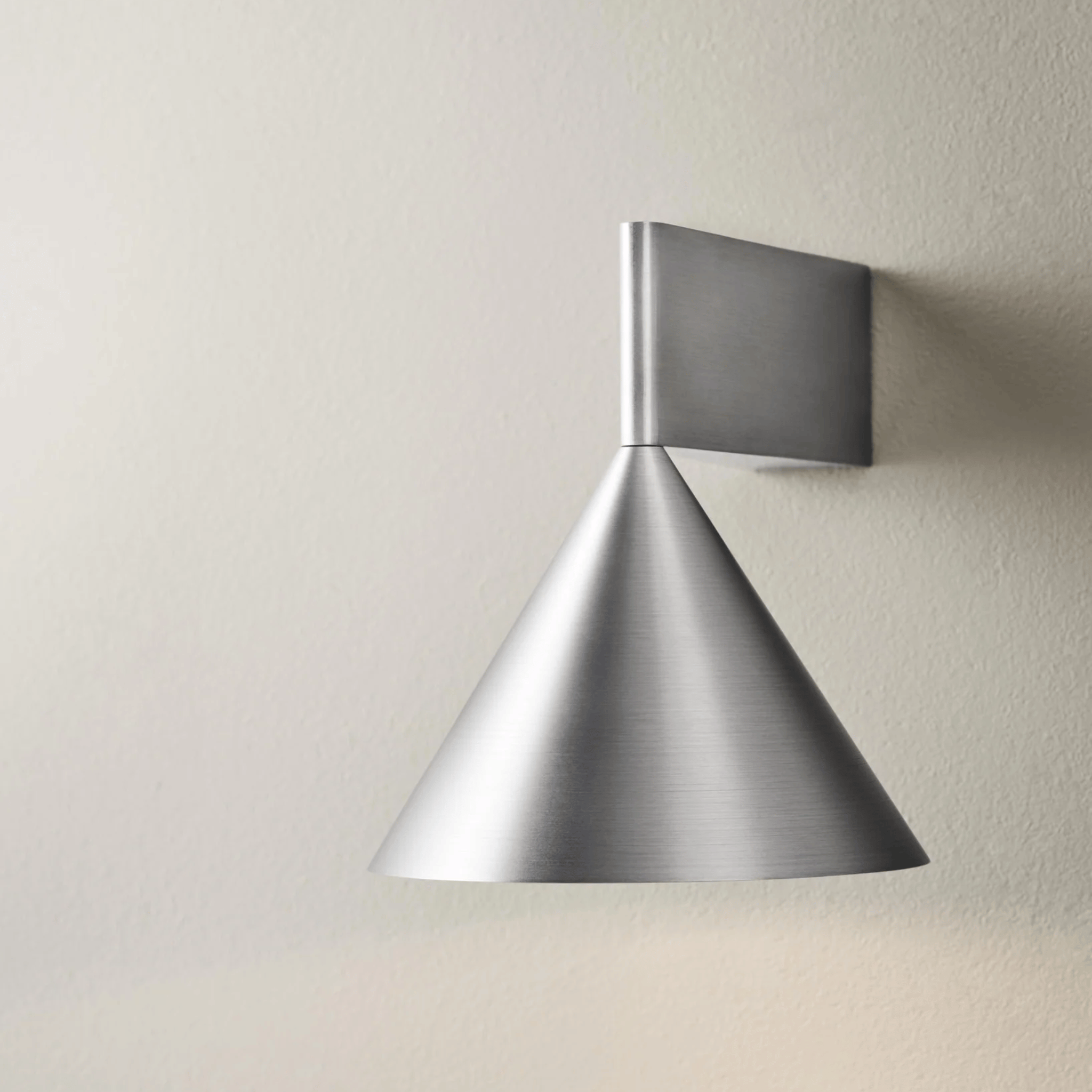 Modern Aluminum Cone Wall Sconce with LED Included, Light Fixtures, Spira Up Down