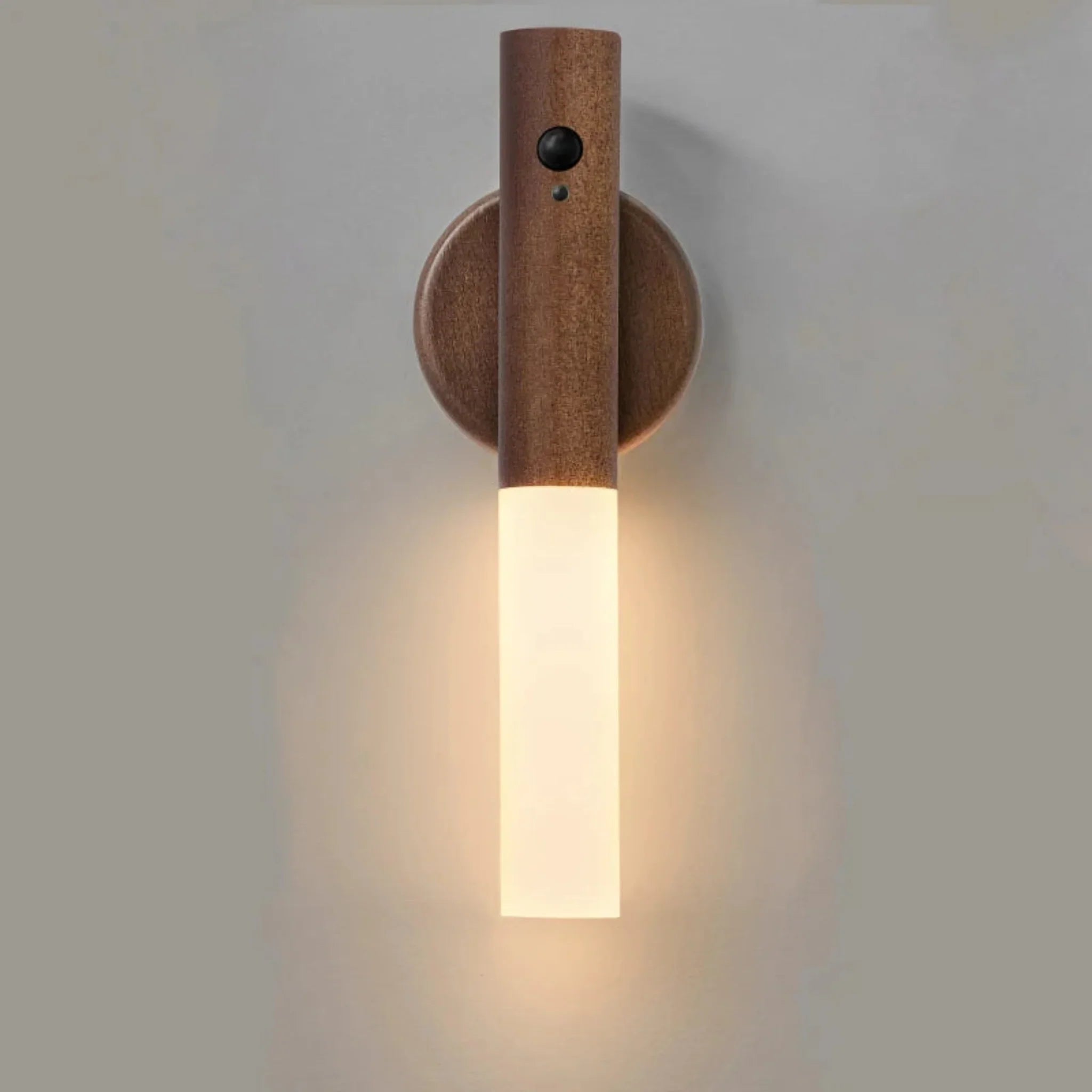 Stiga Motion Sensor Night Light - Rechargeable LED, Walnut -1PC, Wall Fixtures