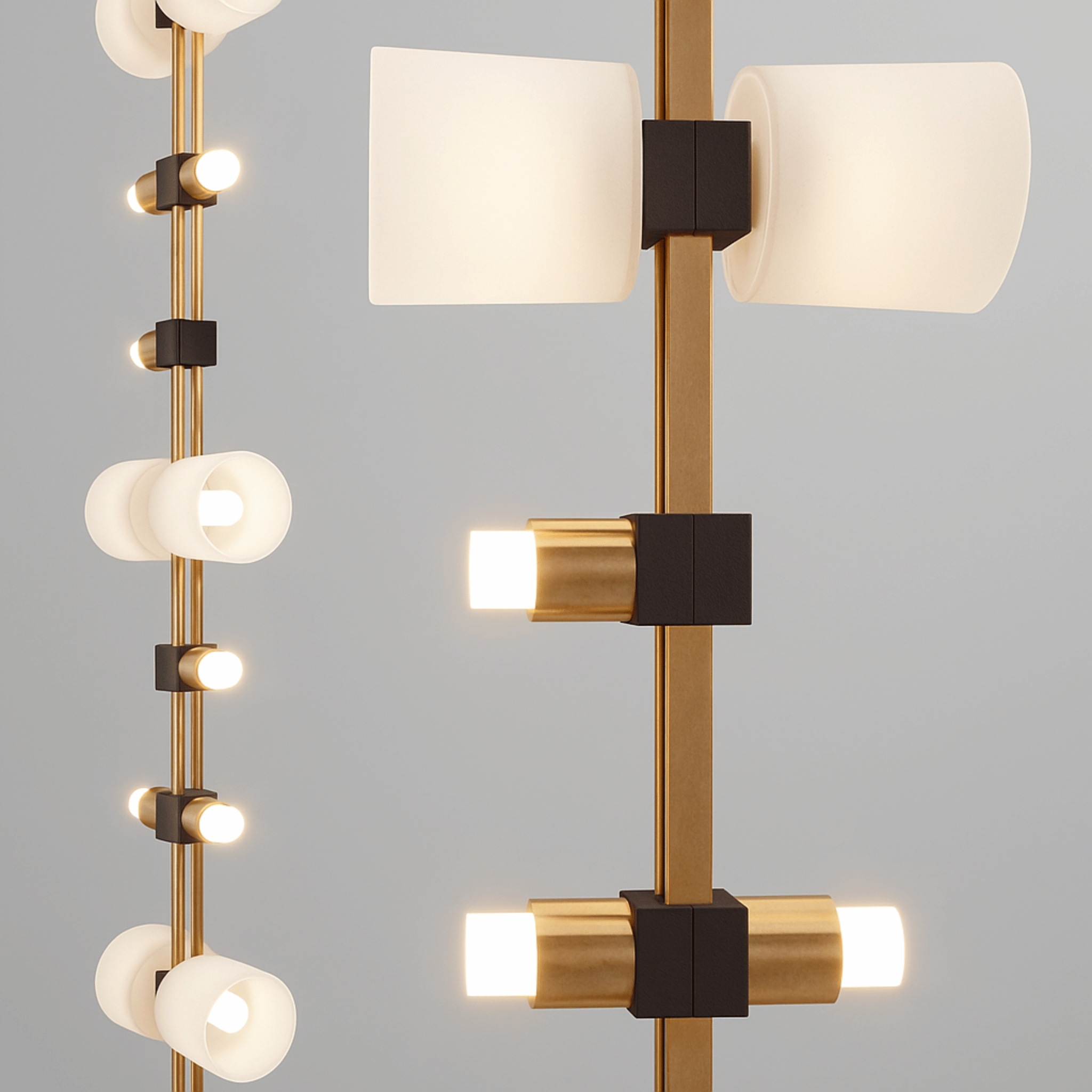 Stralvik Long Pendant Light Modern LED Gold, Ceiling Fixtures, Linear