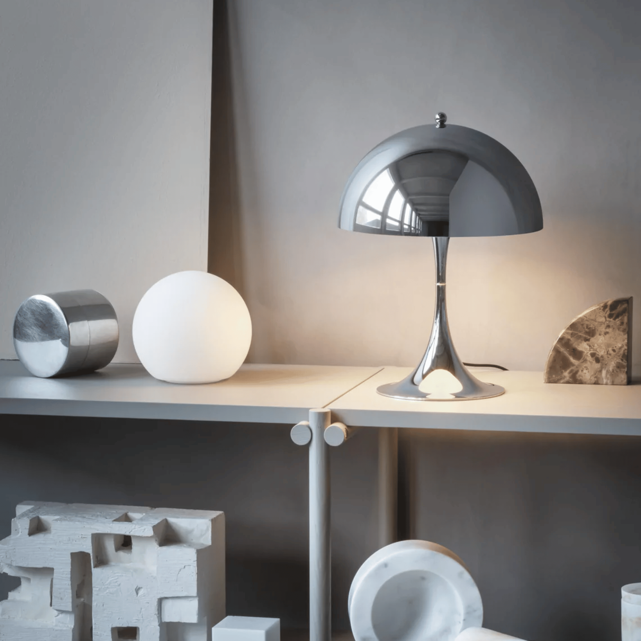 Svampa Retro Mushroom Table Lamp for Ambient Light, Lamps, Iron Acrylic