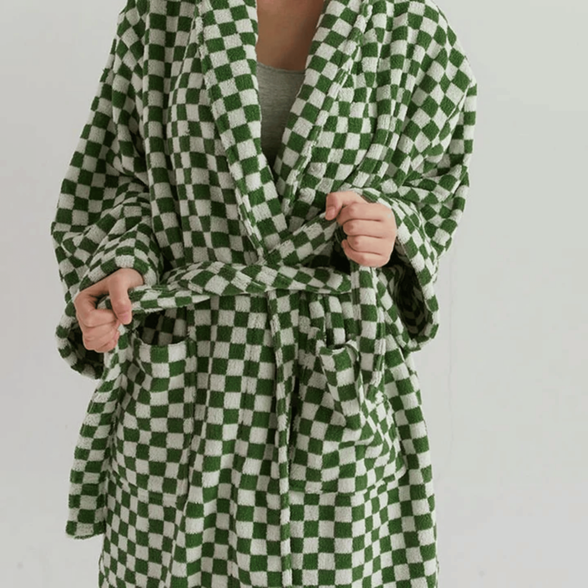 Luxury Organic Cotton Jacquard Bathrobe | Skonne, Robes, Varda