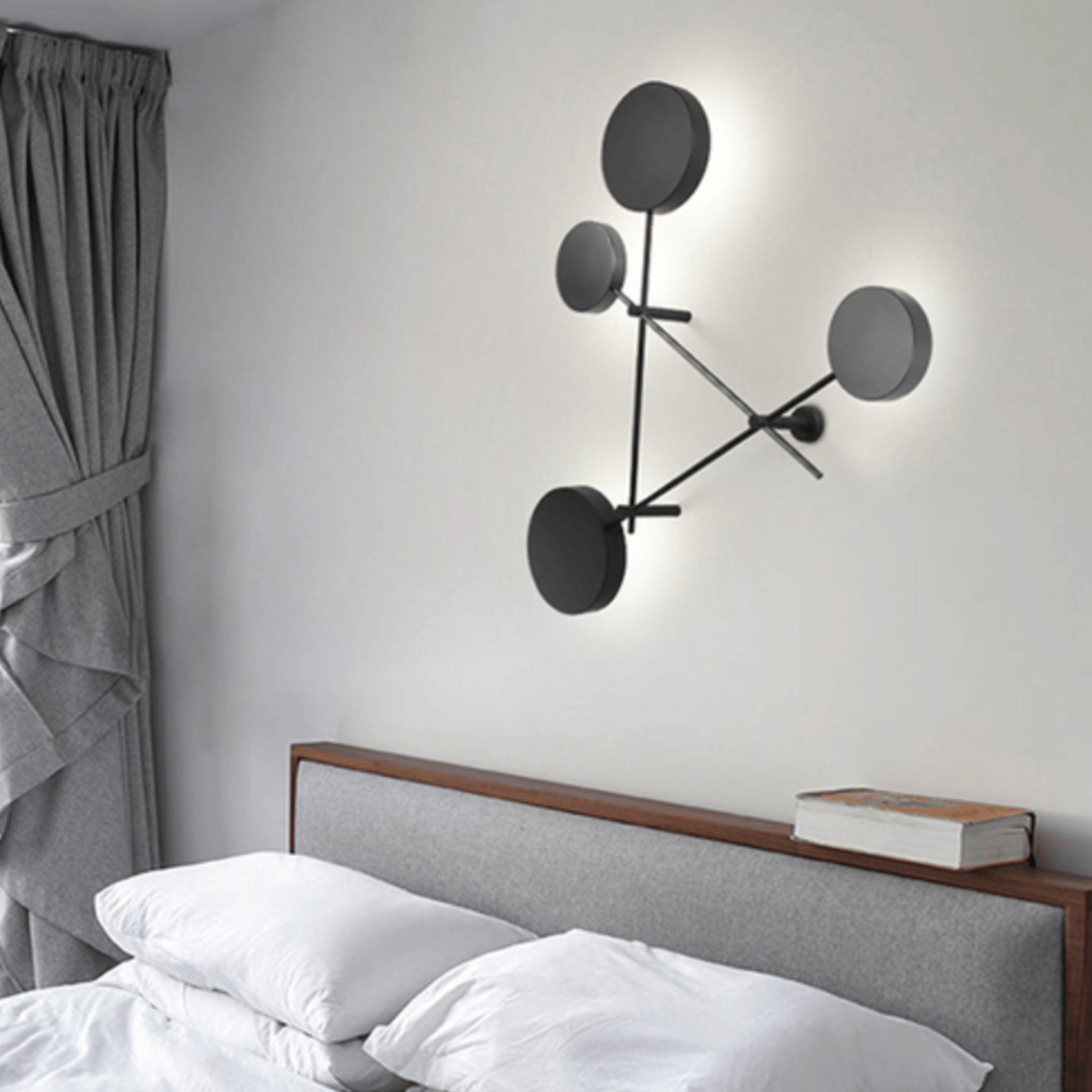 Vindla Geometric LED Wall Lamp – Nordic Minimal, Light Fixtures, Design