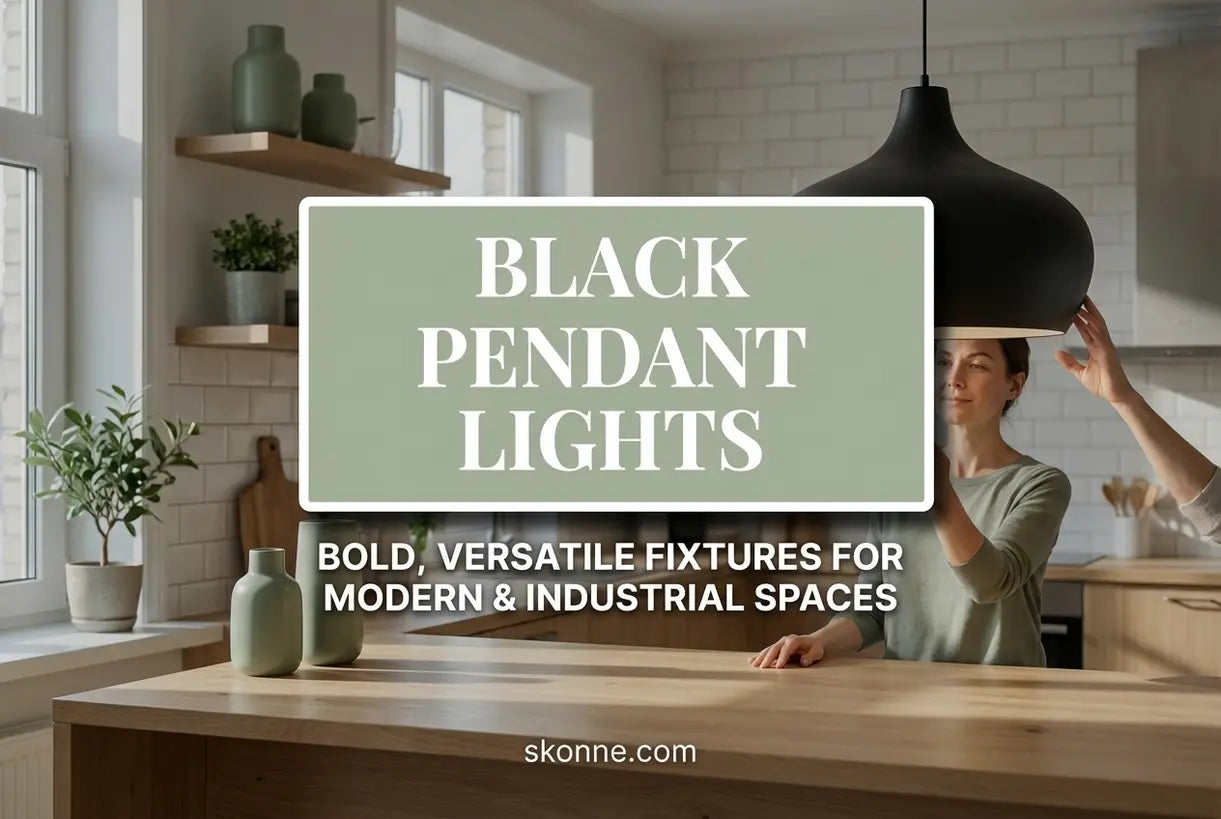 black-pendant-light-modern-industrial