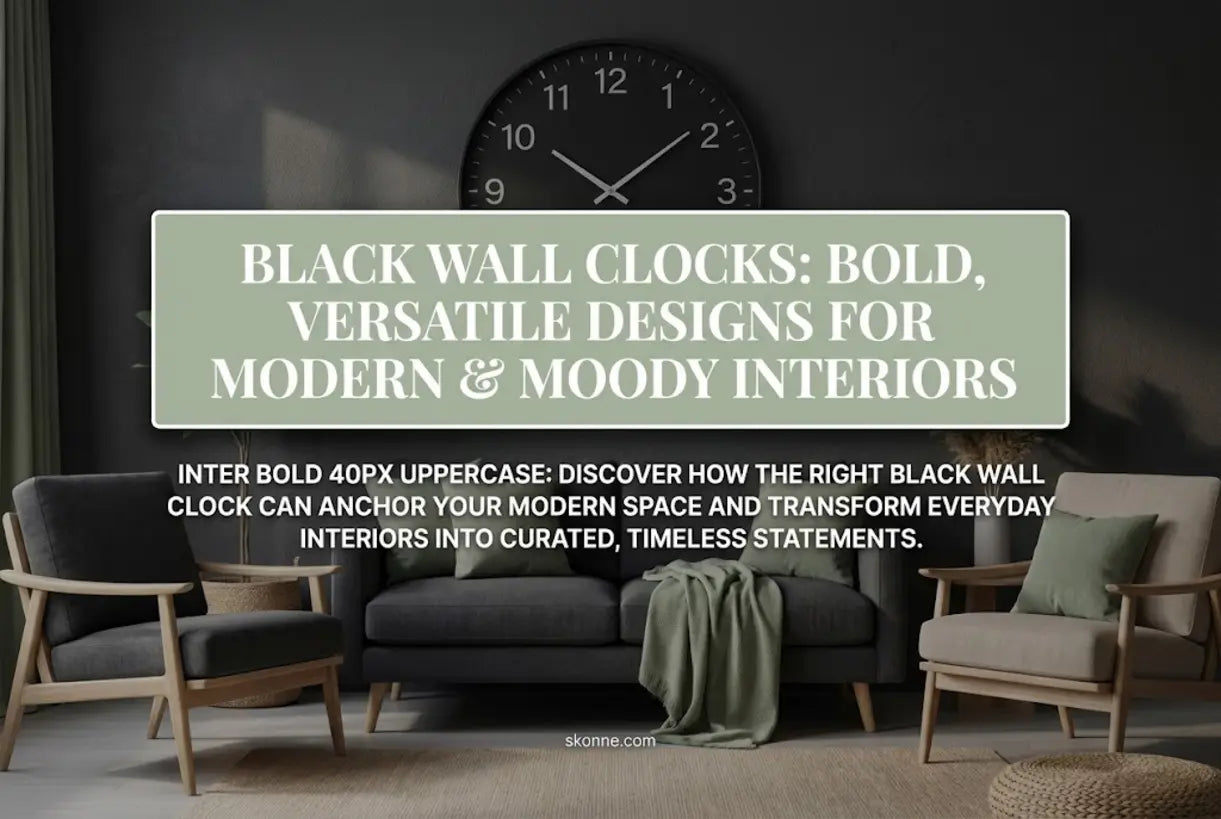 black-wall-clock-designs