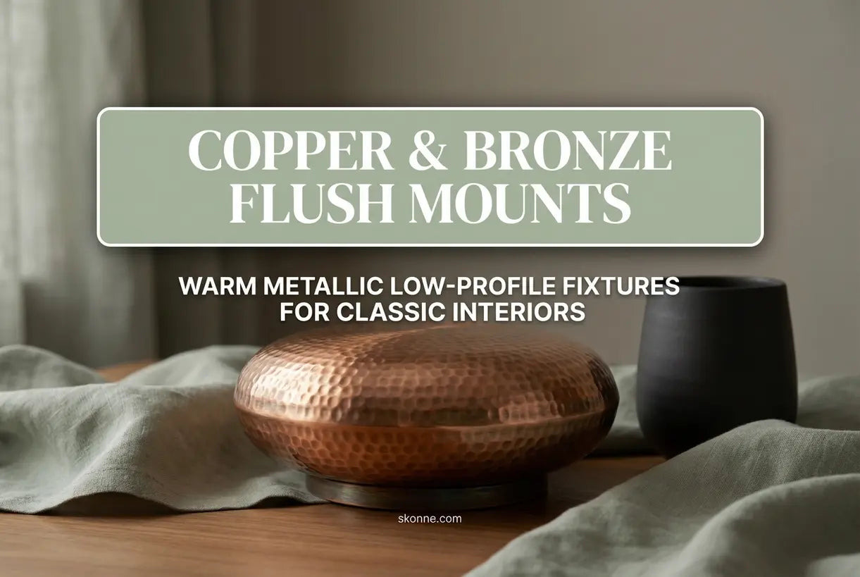 copper-flush-mount-ceiling-light