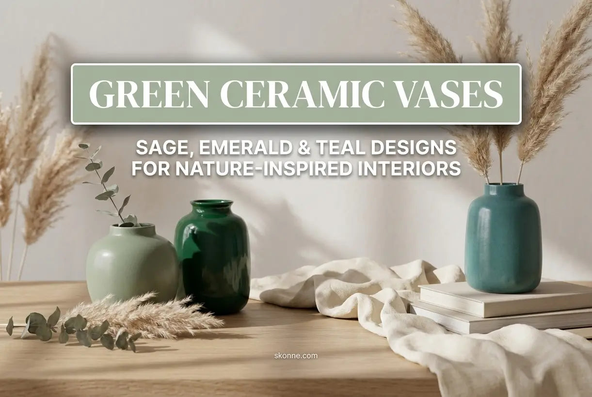 green-ceramic-vase-designs