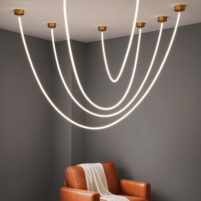 Translation missing: de.Bölja Flexible LED Pendant Light Nordic Design, 78.7’’, Ceiling Fixtures, Sculptural Tube