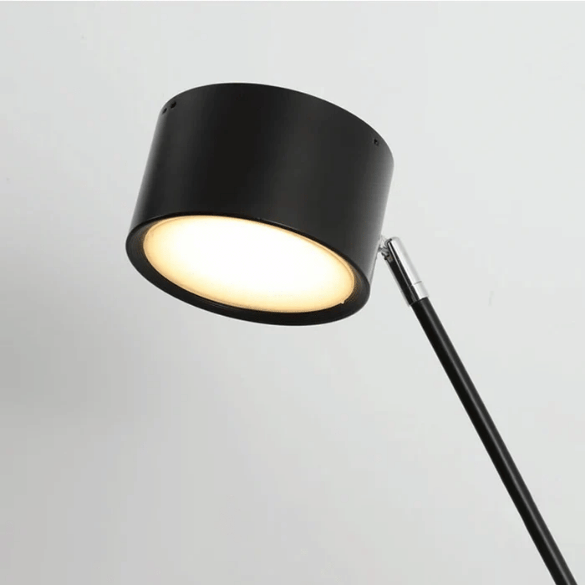 Bøyve Minimalist Arc Floor Lamp with Tricolor LED, Lamps, Matte Black