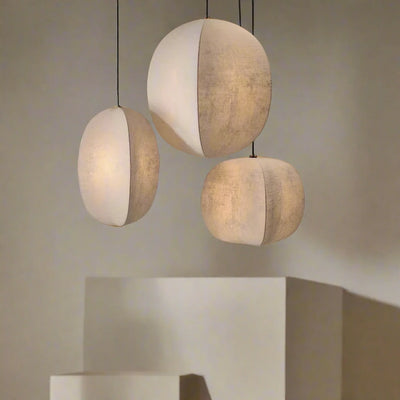 Translation missing: de.Driva Linen Lantern Pendant Light for Dining Rooms, Small, Ceiling Fixtures, Warm Ambiance