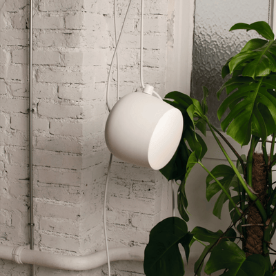 Translation missing: de.White Drum Pendant Light Industrial Nordic Design, 1 head, Ceiling Fixtures, Driva Modern Aluminum
