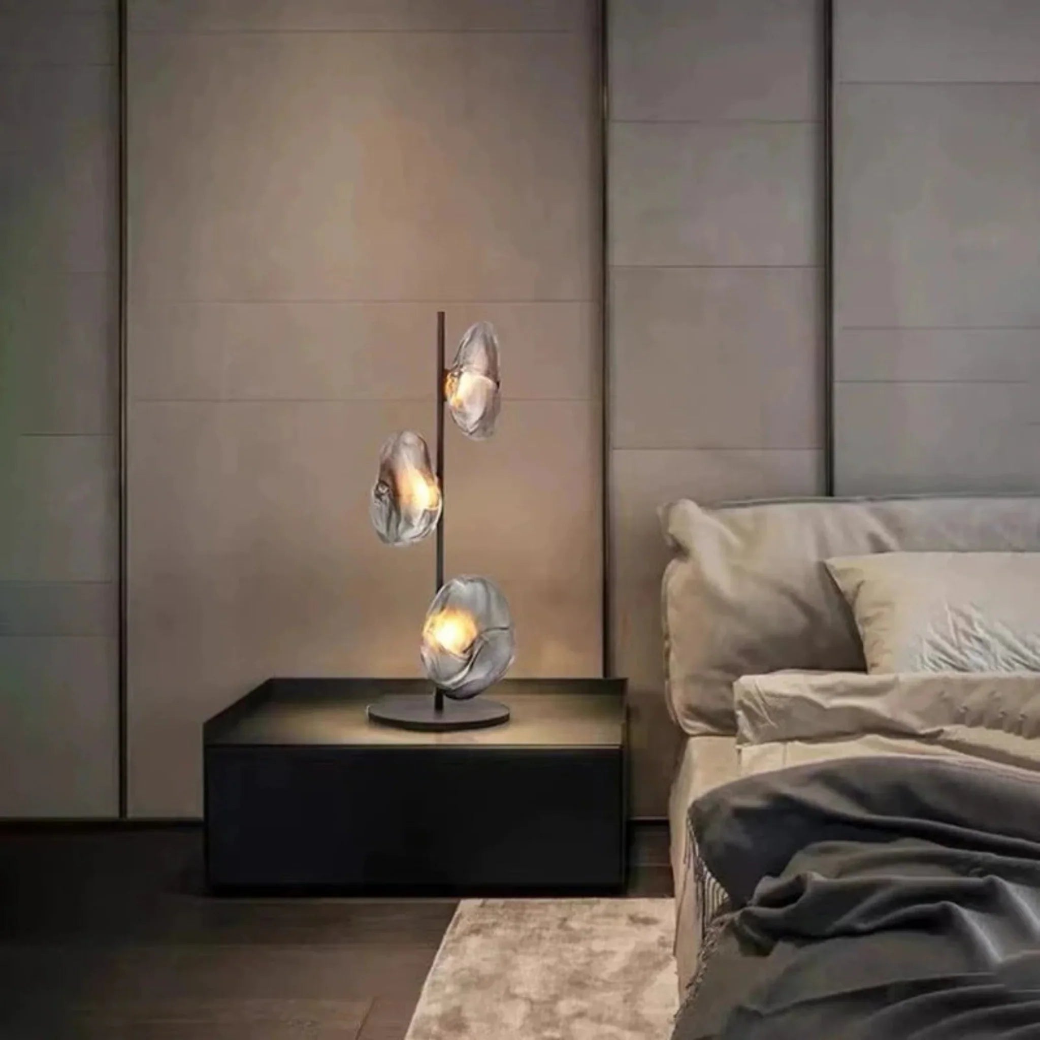 Elden Artistic Glass LED Table Lamp for Modern Spaces, Lamps, Sculptural Light