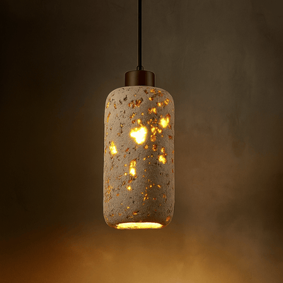 Translation missing: de.Fjella Travertine Pendant Light for Nordic Homes, Ceiling Fixtures, Stone Japandi