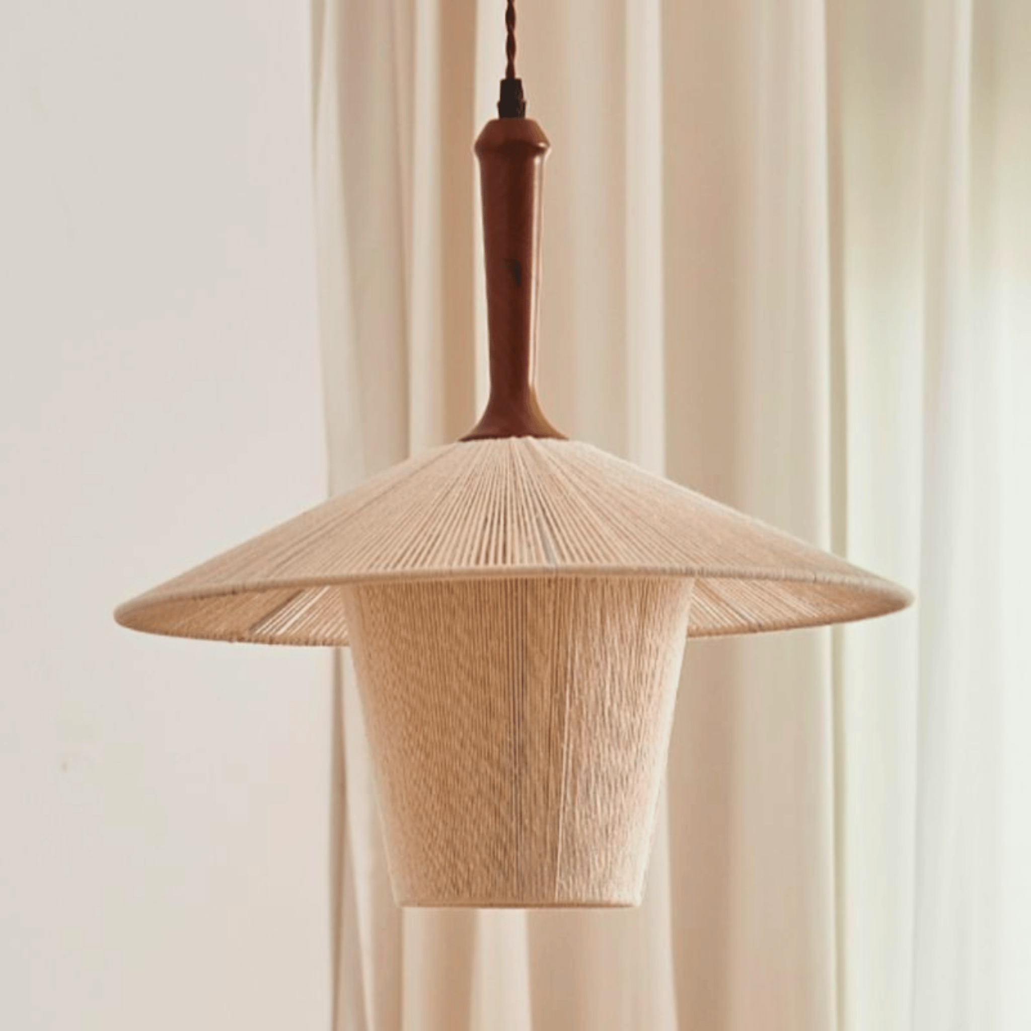 Fletta Woven Bamboo Pendant Light – Nordic Design, Solva, Ceiling Fixtures, Style