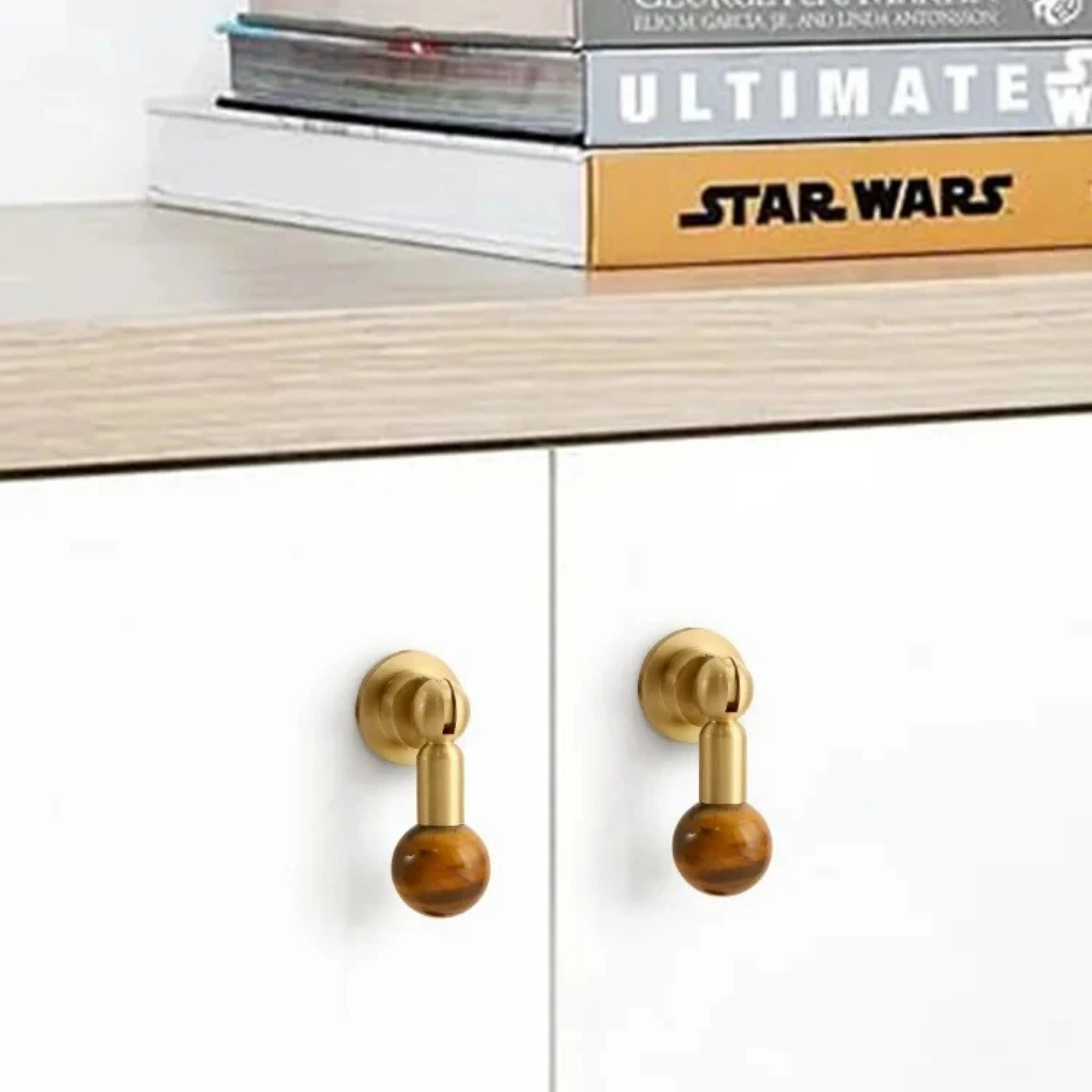 Crystal Cabinet Knob in Brass Decorative Hardware, Knobs & Handles, Glinta Decor
