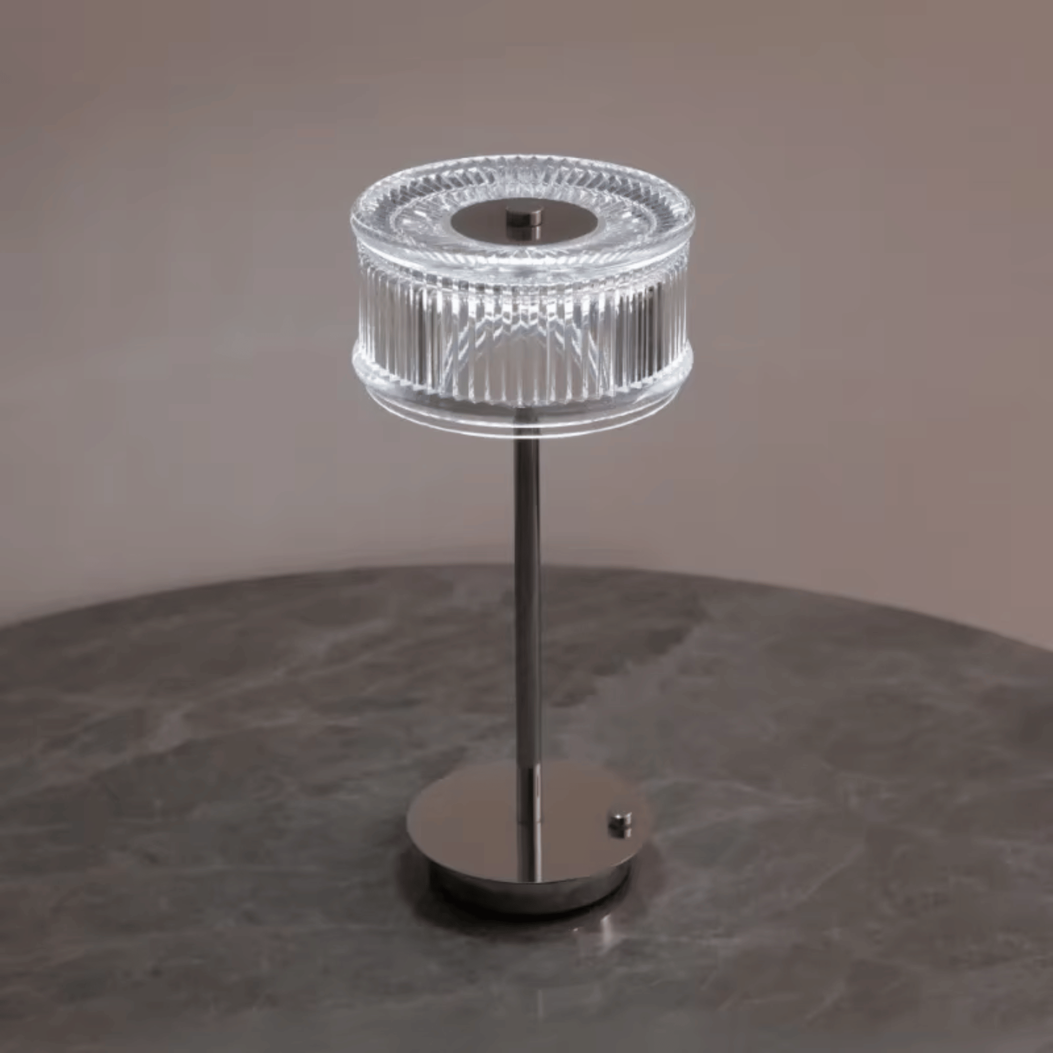 Cordless Crystal Table Lamp Rechargeable Dimmable, Lamps, Gloda Touch