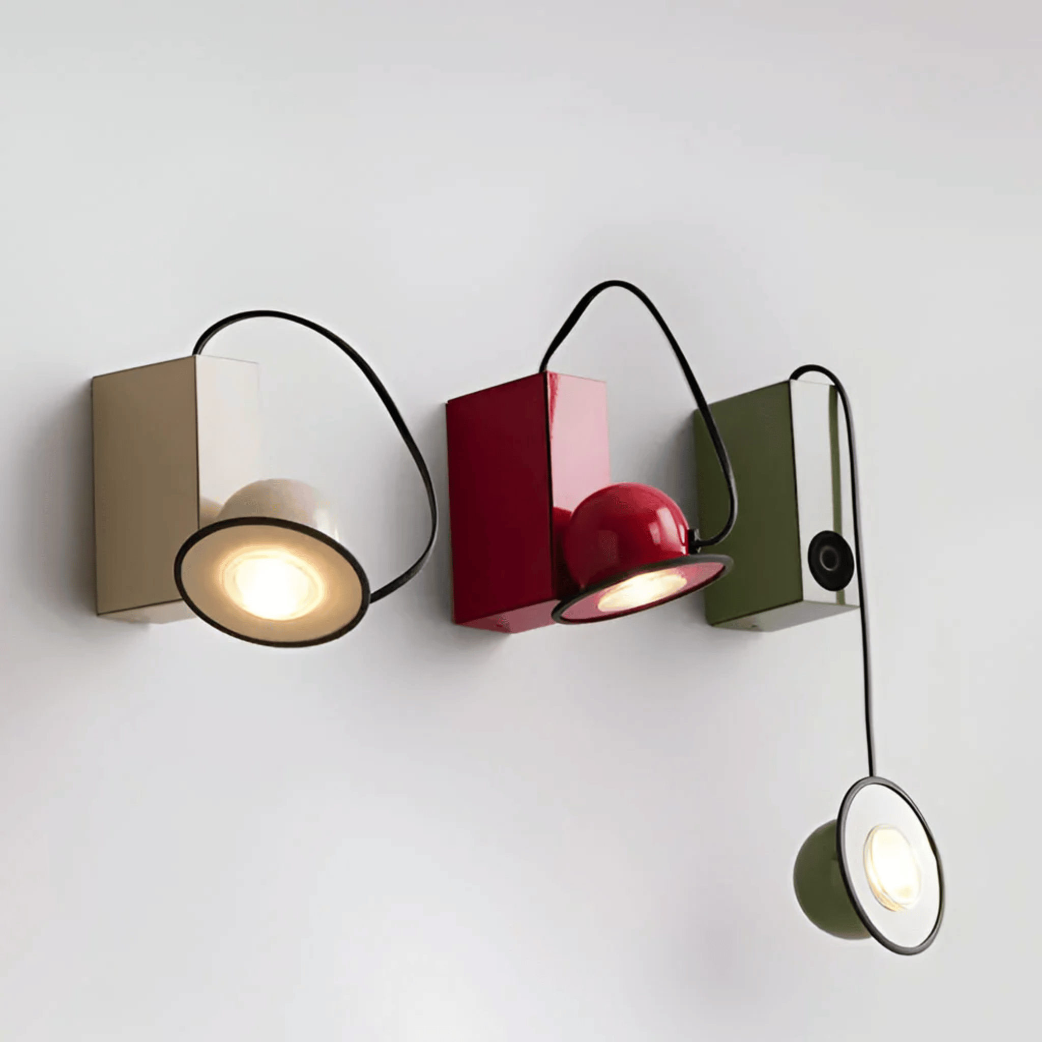 Gloda Retro Magnetic Wall Sconce - Iron LED Light, Fixtures, with Warm