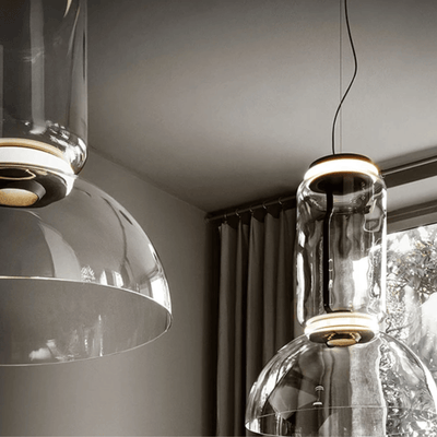 Translation missing: de.Nordic Hand-Blown Glass Dome Pendant Light 25W LED, Ceiling Fixtures, Glødform