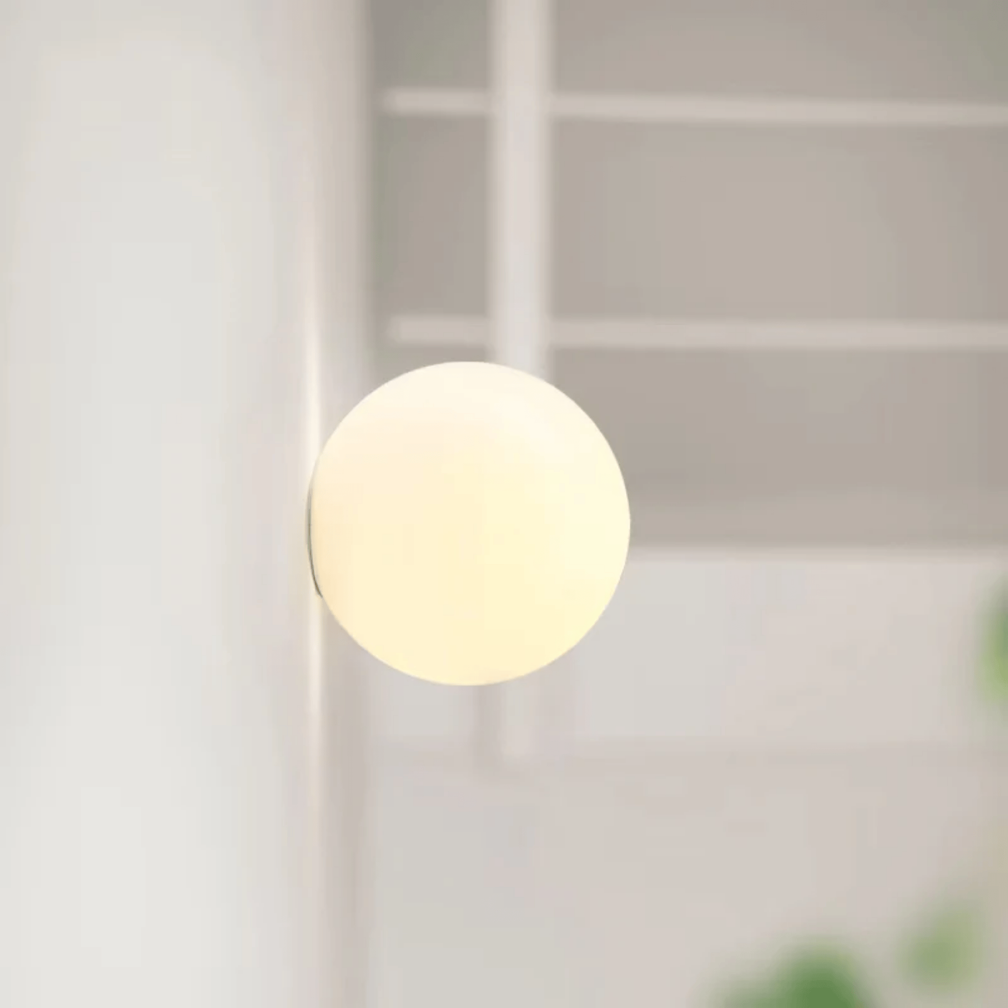 Glodra Scandinavian Glass Globe Wall Sconce Skonne, Light Fixtures, Nordic Frosted