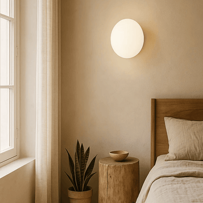 Translation missing: de.Glodra Scandinavian Glass Globe Wall Sconce Skonne, Light Fixtures, Nordic Frosted