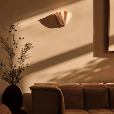 Translation missing: de.Glodsten Glass Stone Wall Lamp - Vintage LED Sconce, Light Fixtures, Handcrafted