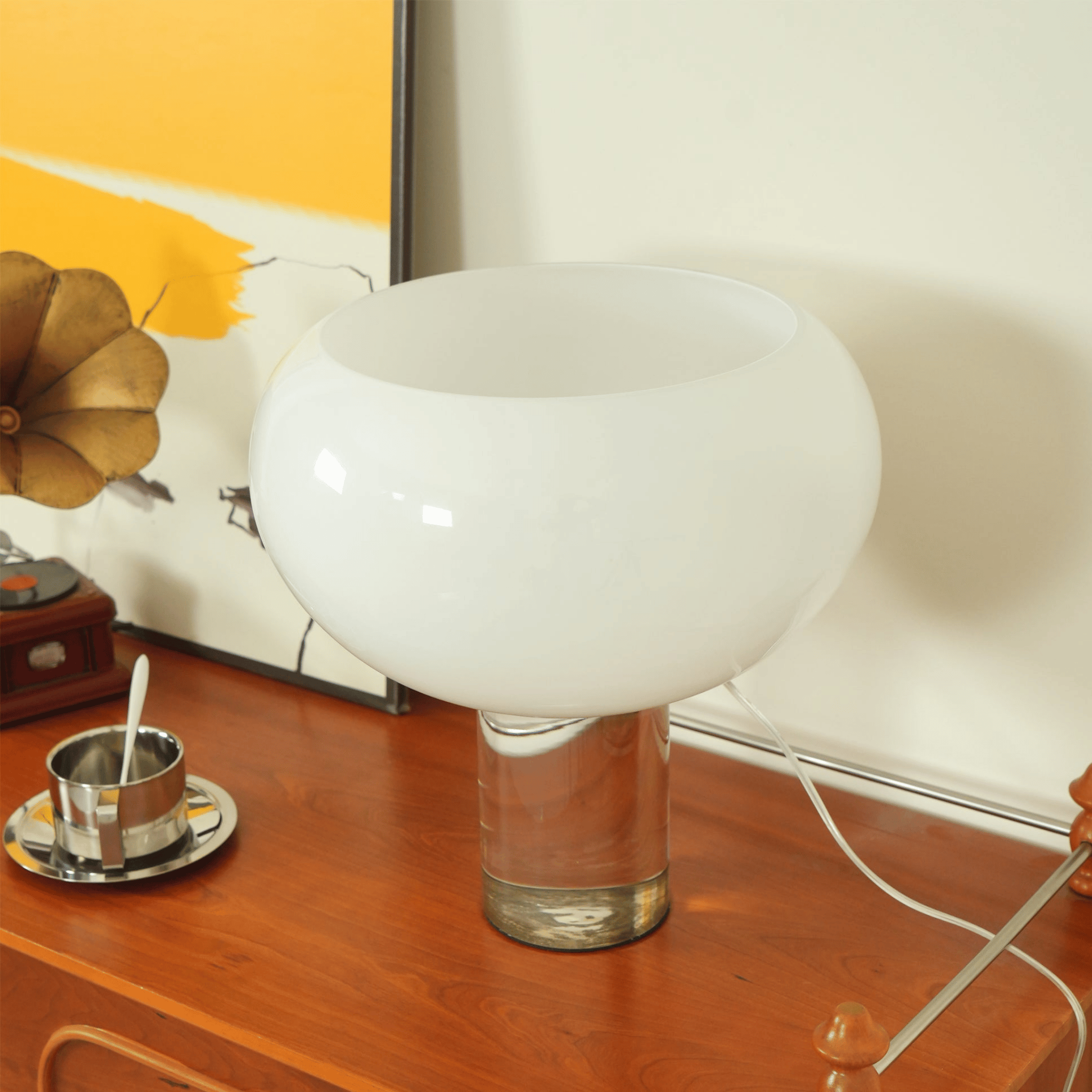 Scandinavian Frosted Glass Globe Table Lamp Decor, Lamps, Glodvei Large