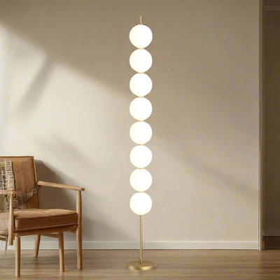 Translation missing: de.Glödra Sculptural Brass Floor Lamp Warm LED Light, Lamps, Nordic Statement