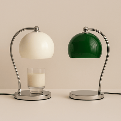Translation missing: de.Candle Warmer Lamp with Timer Nordic Design | Skonne, Table Lamps, Glödra Stainless Steel