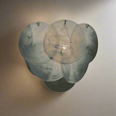 Translation missing: de.Gløva Stained Glass Wall Lamp Warm Vintage Glow, Light Fixtures, in Chrome