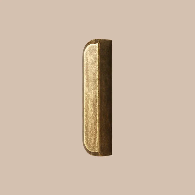 Antique Bronze Cabinet Drawer Pull - Nordic Design, Medium, Knobs & Handles, Gripa Handle