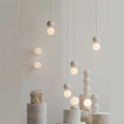 Translation missing: de.Nordic Terrazzo Pendant Light for Dining and Bedroom, Ceiling Fixtures, Grusten Minimalist