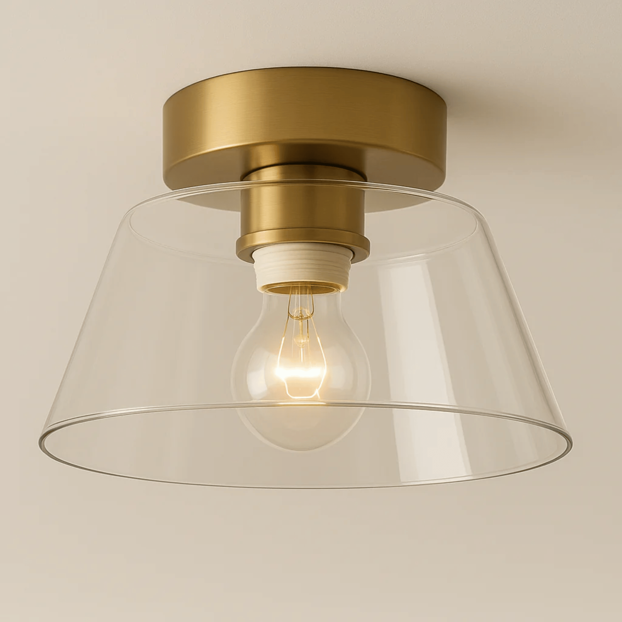 Klara Glass Ceiling Light — Nordic LED Design, Fixtures, for Interiors