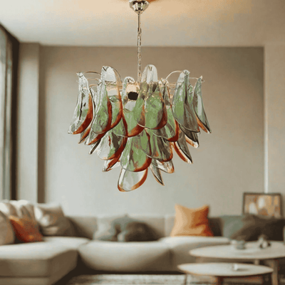 Translation missing: de.Nordic K9 Crystal Glass Chandelier with Gold Frame, Chandeliers, Klarglod Dimmable