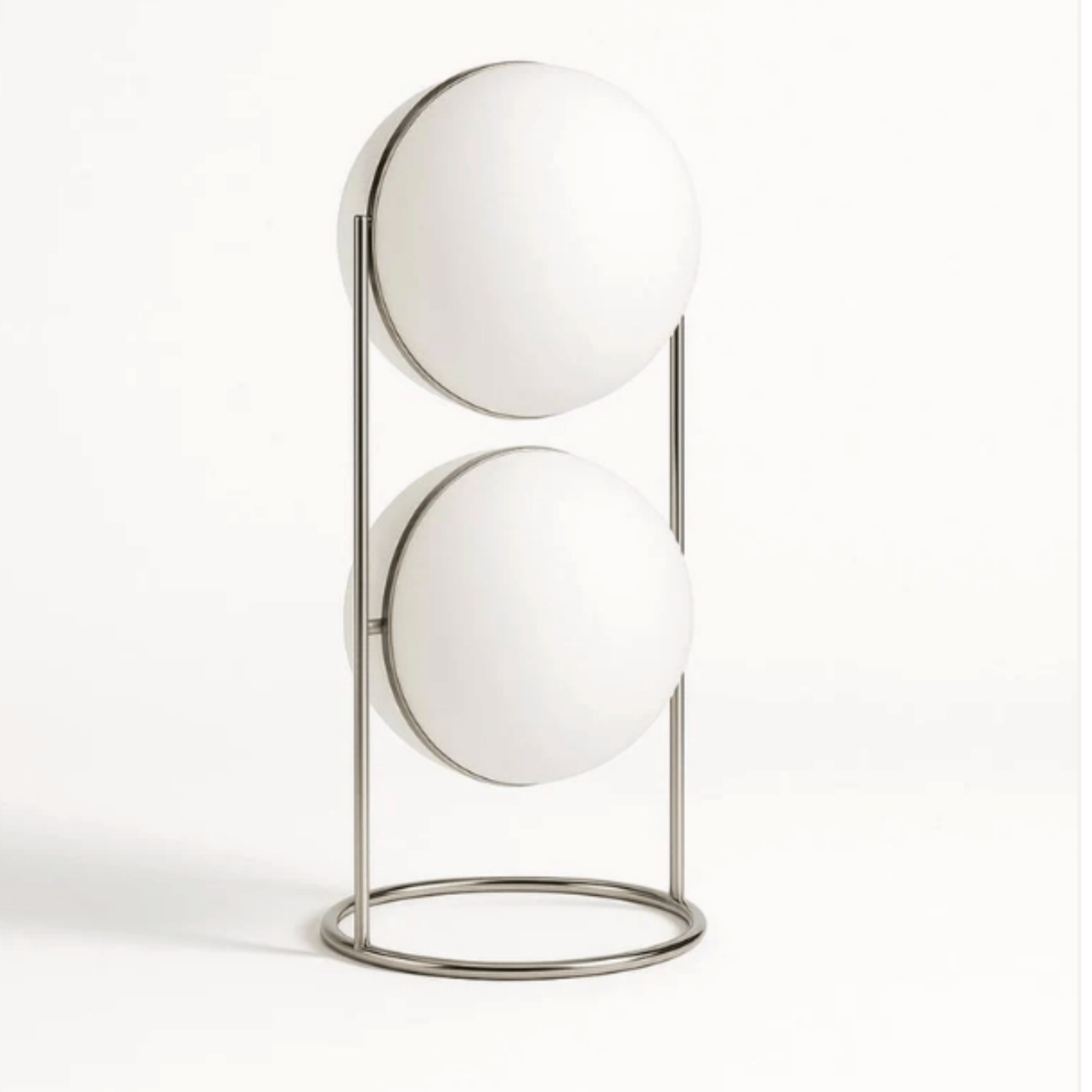 Bauhaus Chrome Globe Floor Lamp — Modern Lighting, Lamps, Kulglod Acrylic